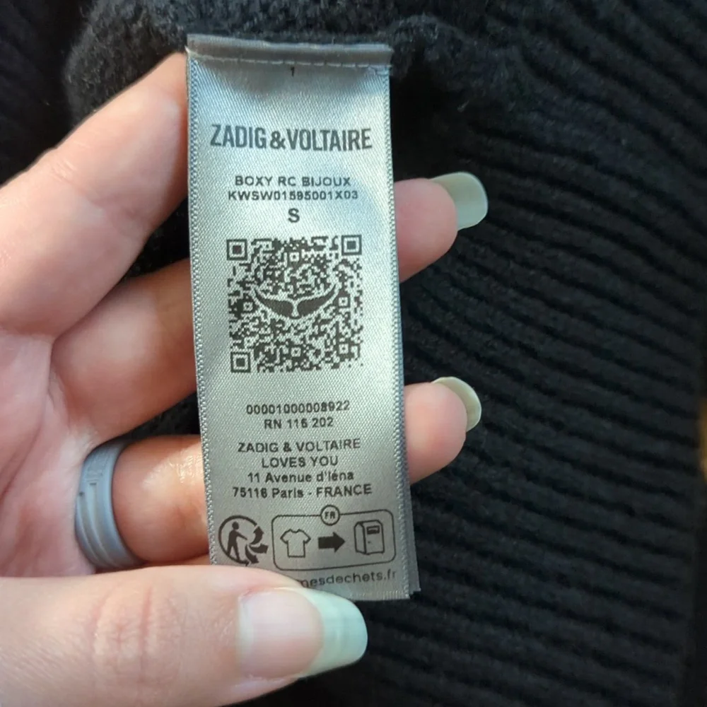 Zadig & Voltaire BOXY RC BIJOUX Sweater